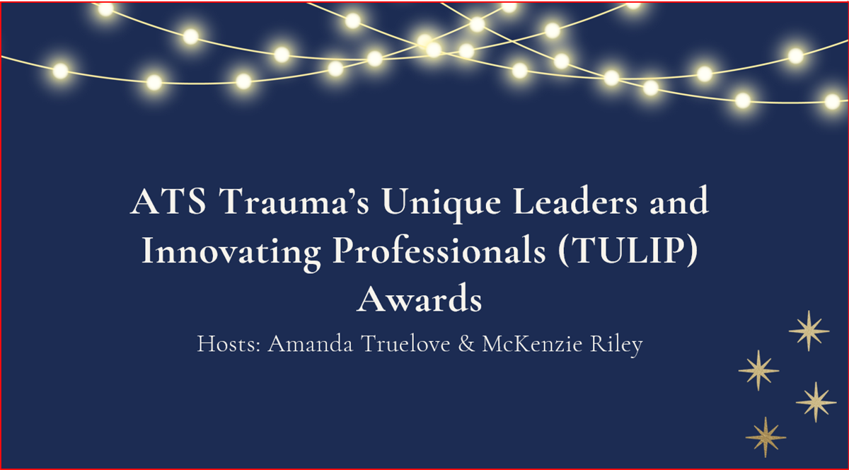 Congratulations to the ATS TULIP Award Winners!